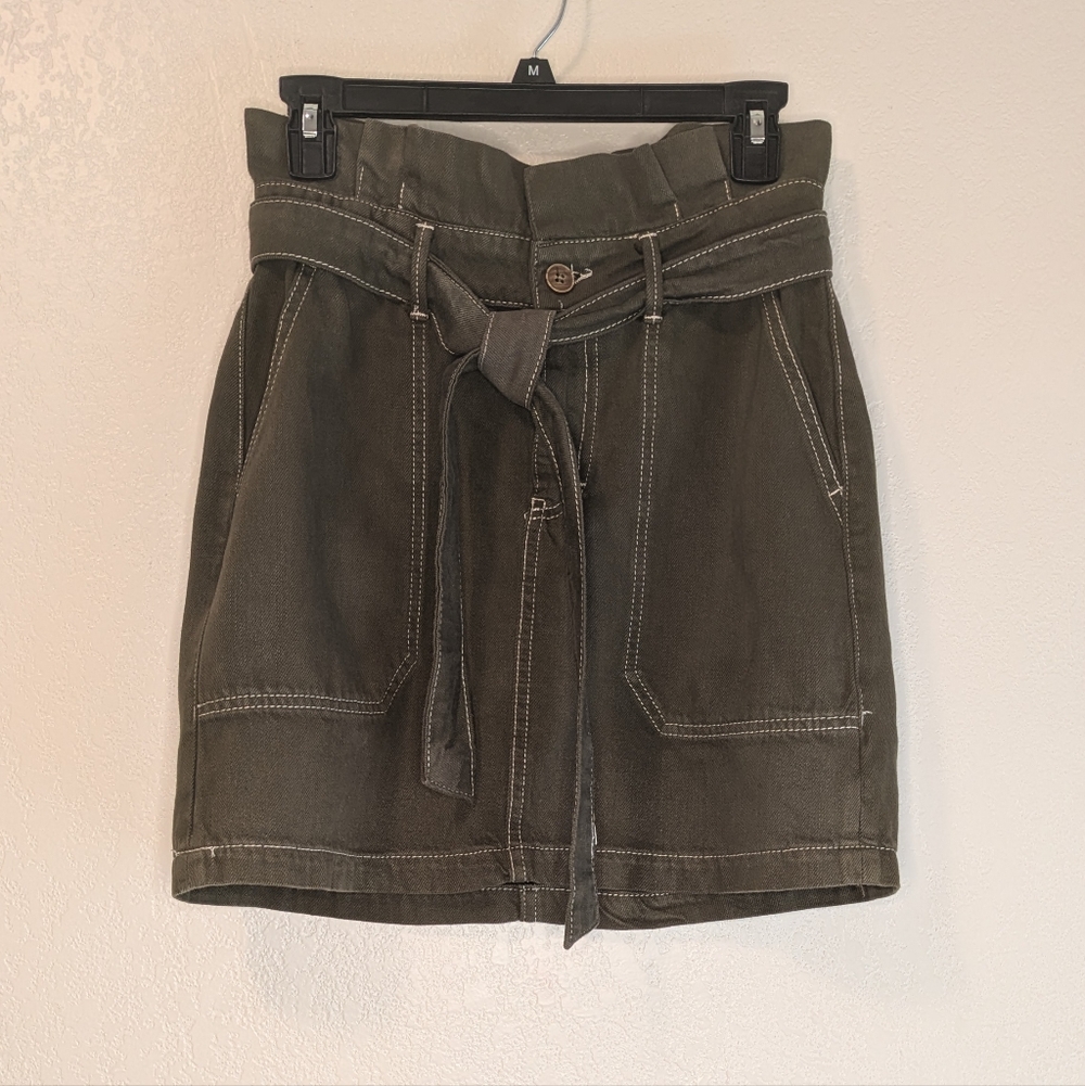 Free People Splendor In The Grass Paperbag Skirt - Picture 8 of 13